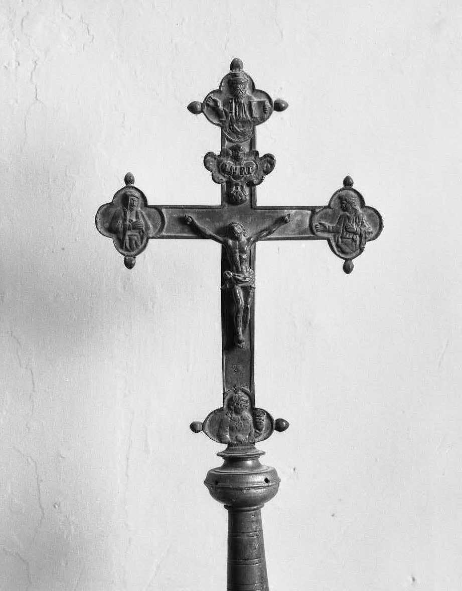 croce processionale - bottega toscana (prima metà sec. XVII)