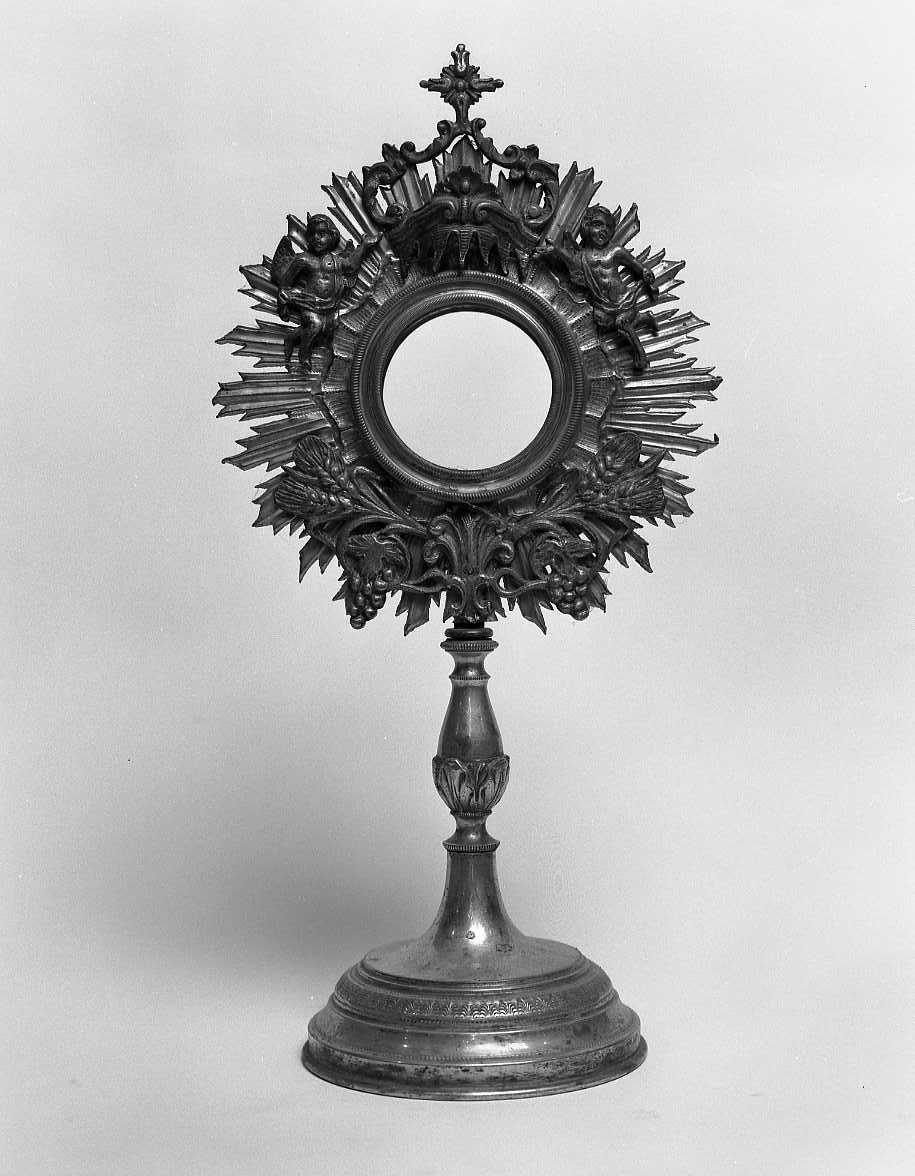 ostensorio - bottega romagnola (secc. XVII/ XVIII)