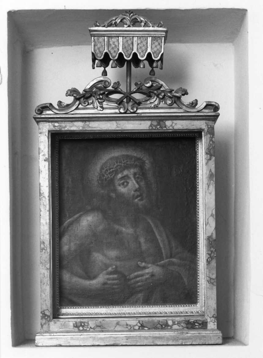 Cristo mostra la piaga sul costato (dipinto) - ambito Italia centrale (prima metà sec. XVIII)