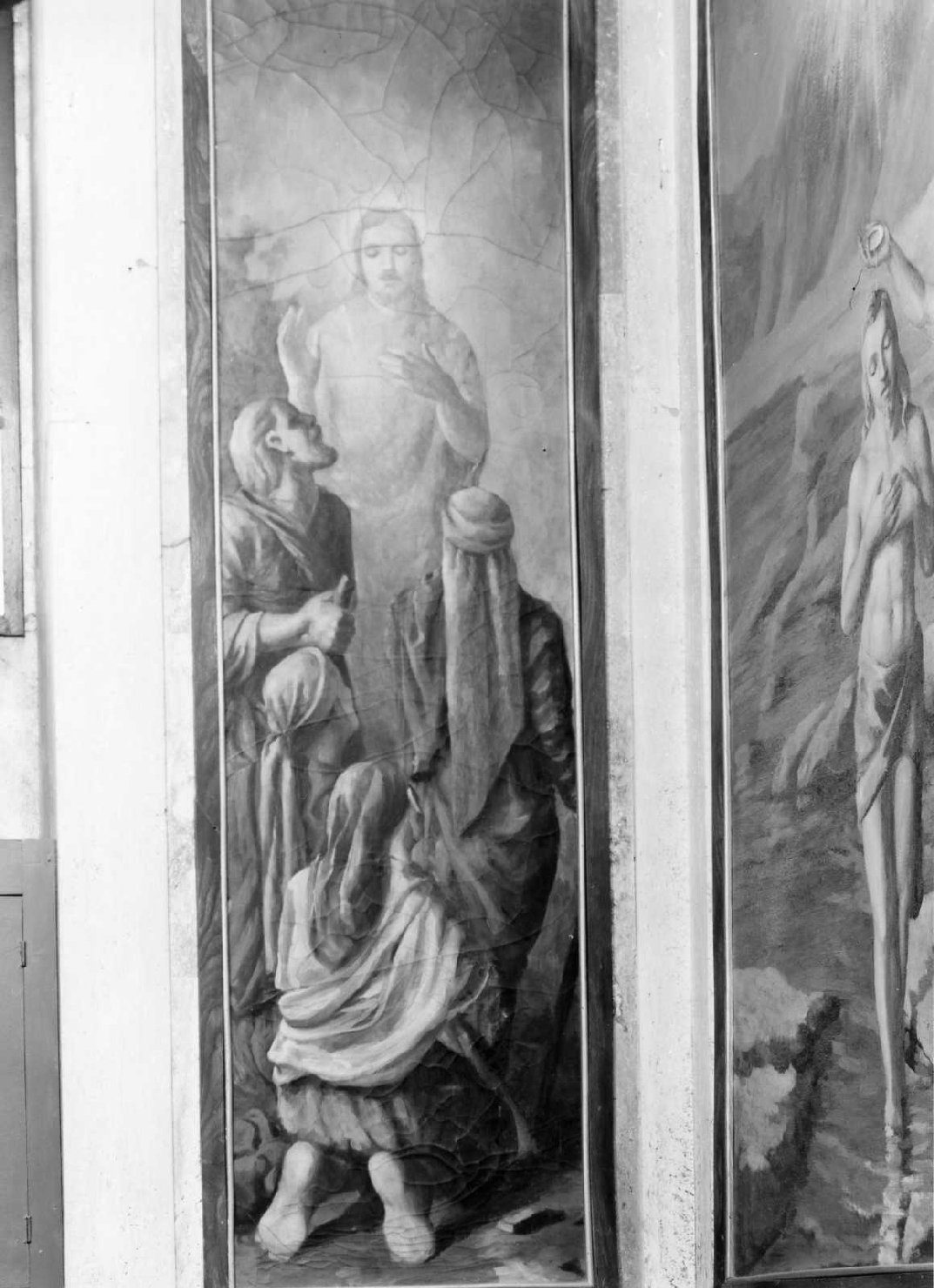 apparizione di Cristo agli apostoli (dipinto, elemento d'insieme) di Partisani Benito detto Mastro Lupo (secondo quarto sec. XX)
