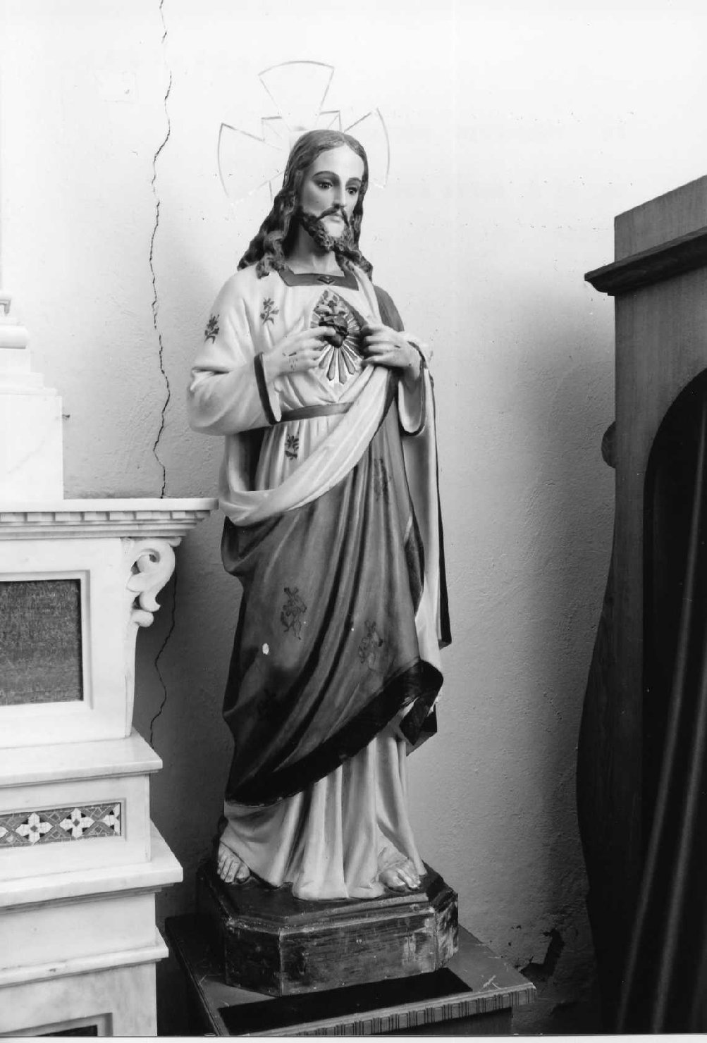 Sacro Cuore di Gesù (statua) - ambito romagnolo (primo quarto sec. XX)