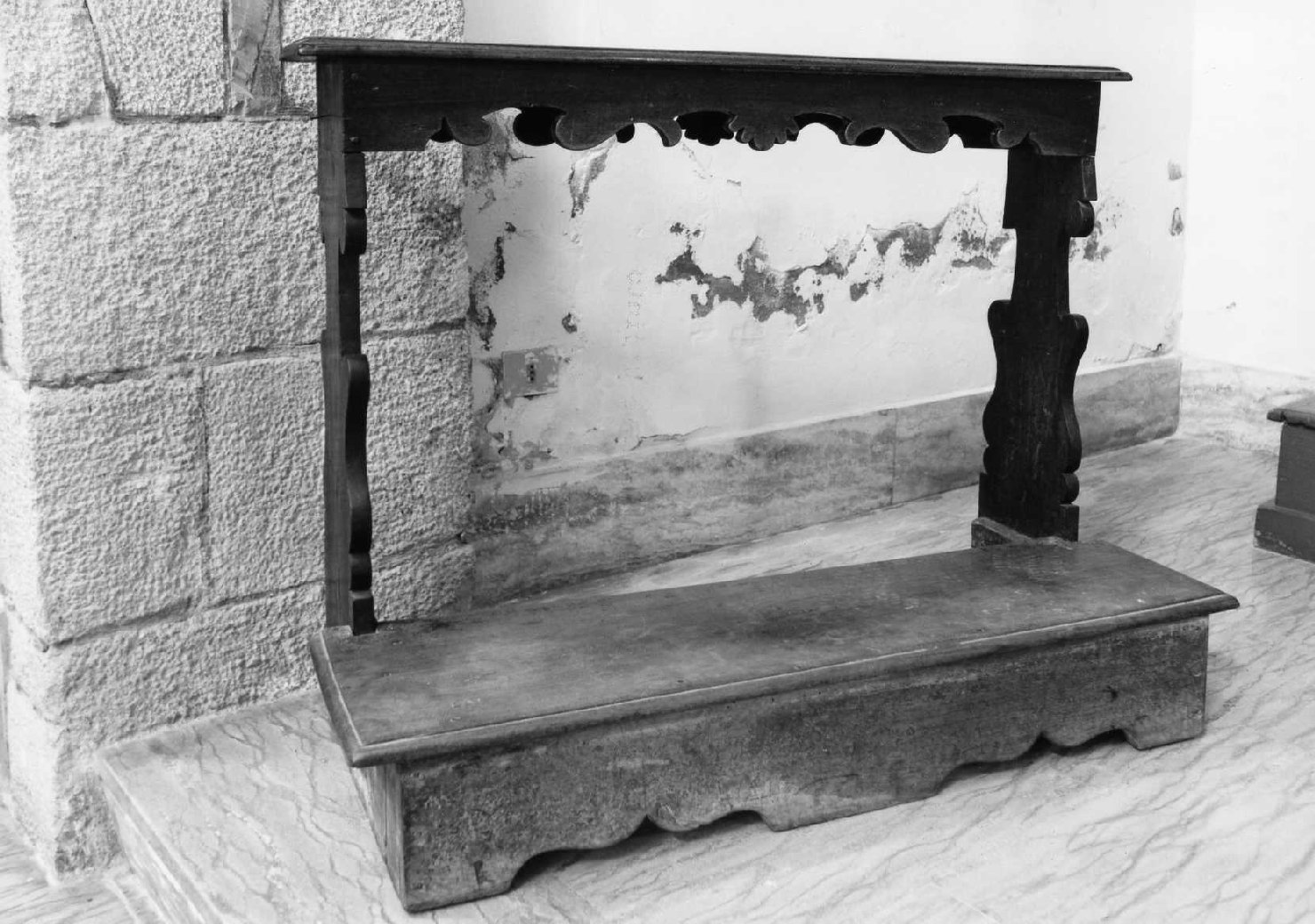 inginocchiatoio - manifattura tosco-romagnola (sec. XVIII)