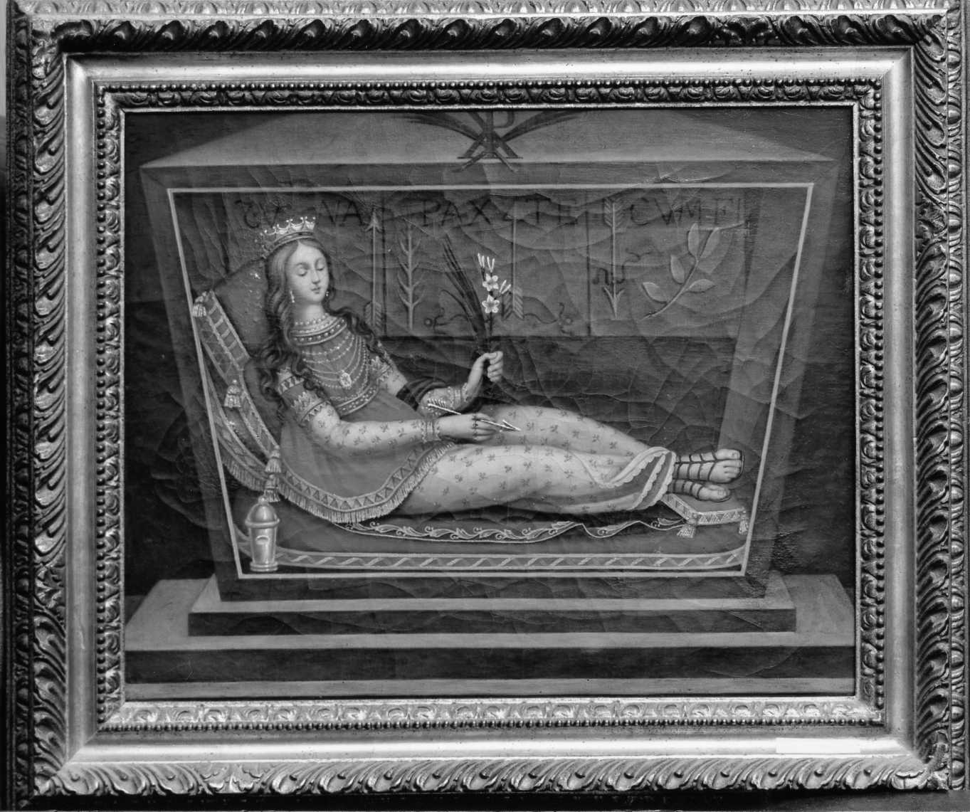 Santa Filomena Vergine e Martire (dipinto) - manifattura romagnola (prima metà sec. XIX)