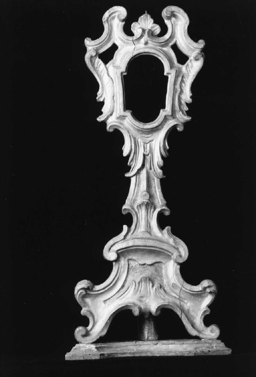 reliquiario - a ostensorio - manifattura tosco-romagnola (fine/inizio secc. XVIII/ XIX)