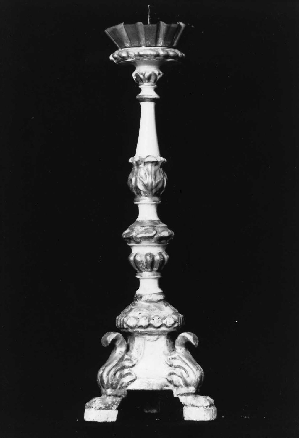 candeliere - manifattura tosco-romagnola (prima metà sec. XIX)