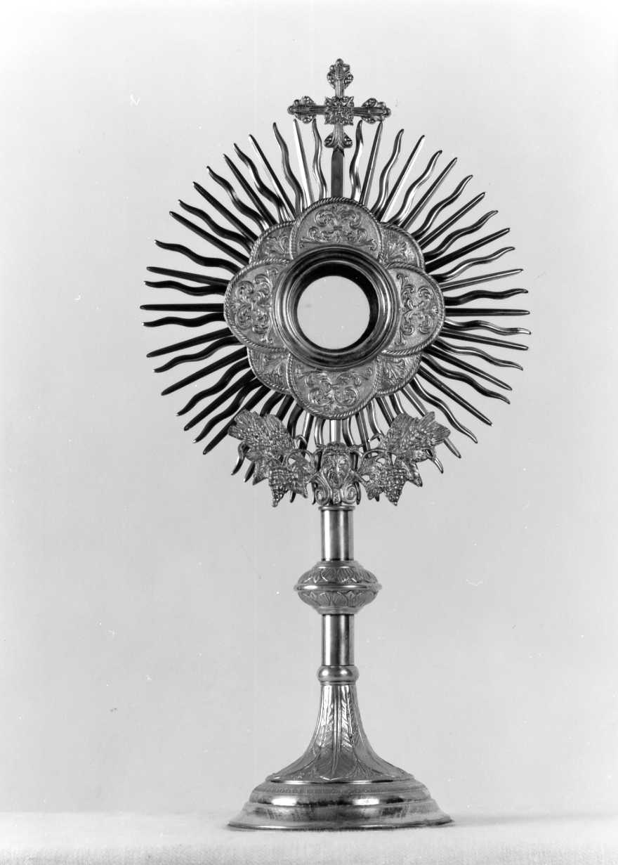 ostensorio - a raggiera - manifattura romagnola (primo quarto sec. XX)