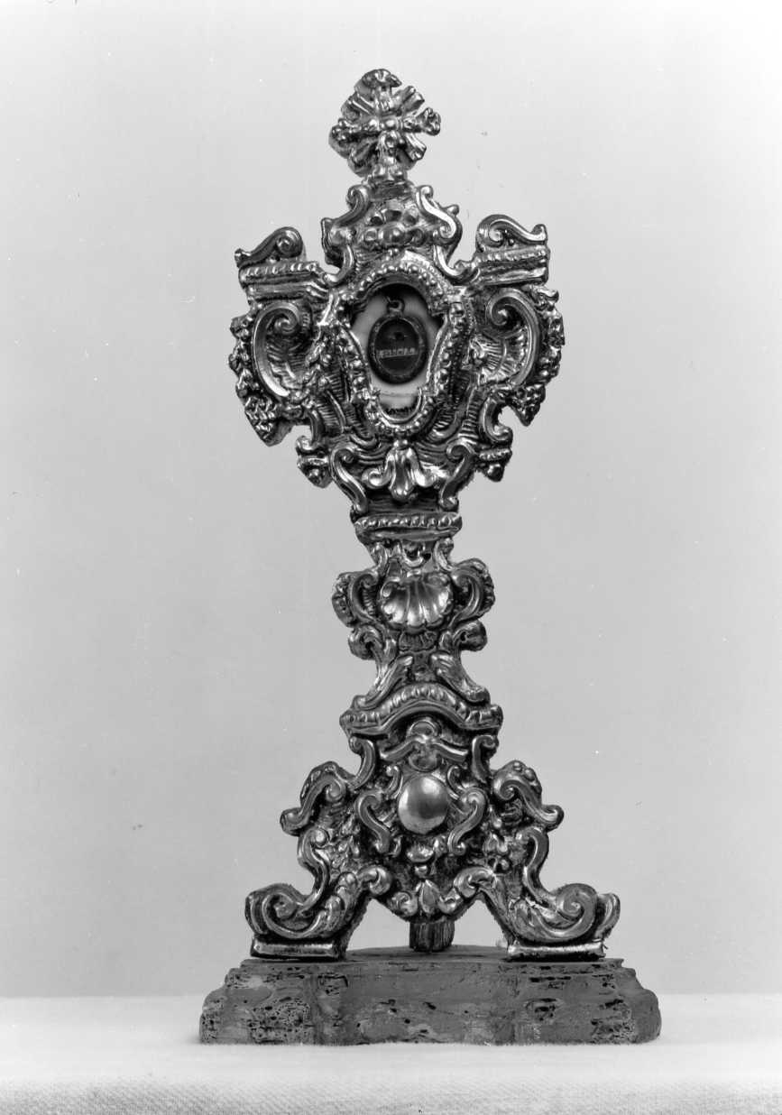 reliquiario - a ostensorio - manifattura emiliano-romagnola (prima metà sec. XVIII)