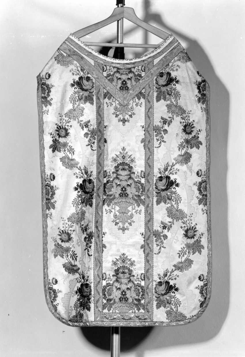 motivi decorativi floreali (pianeta, elemento d'insieme) - manifattura emiliano-romagnola (seconda metà sec. XIX)