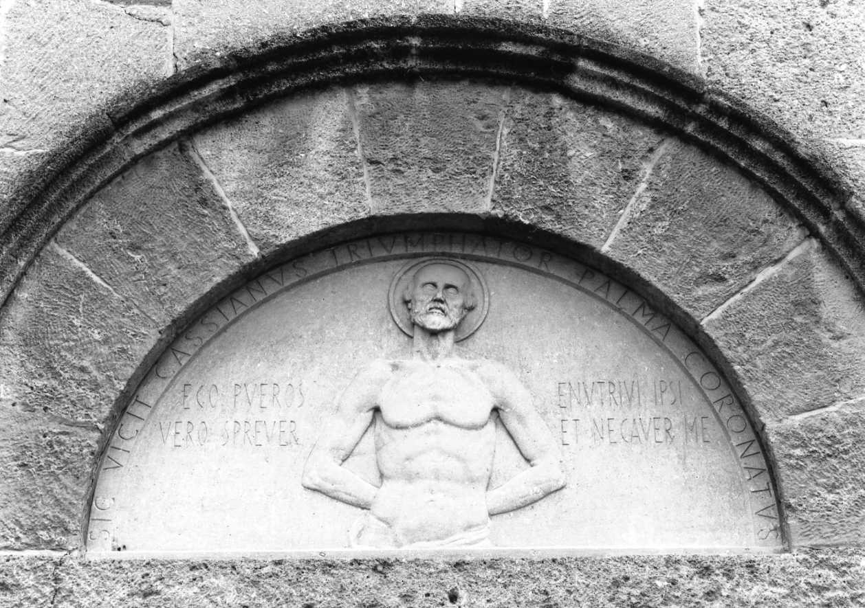 San Cassiano (rilievo) - manifattura romagnola (sec. XX)