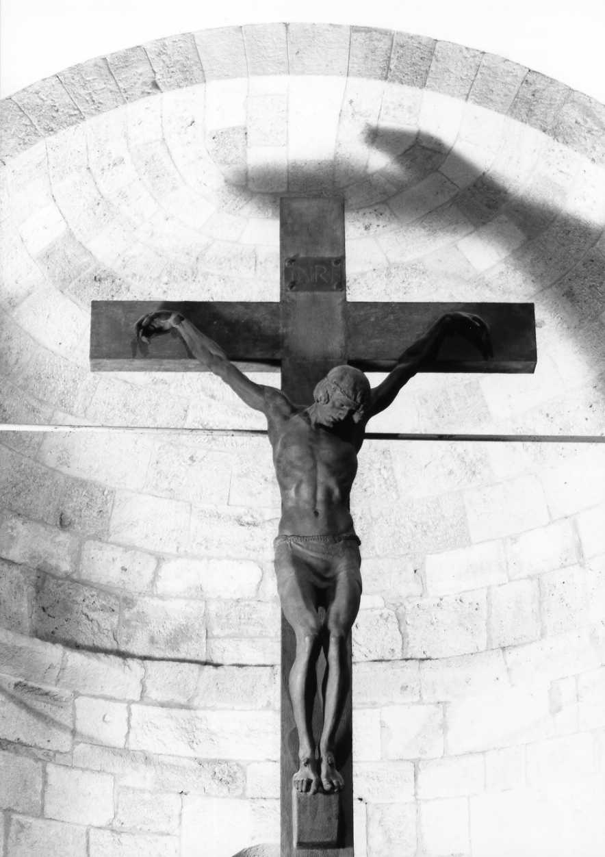 Cristo crocifisso (scultura) - bottega Castiglioni (sec. XX)
