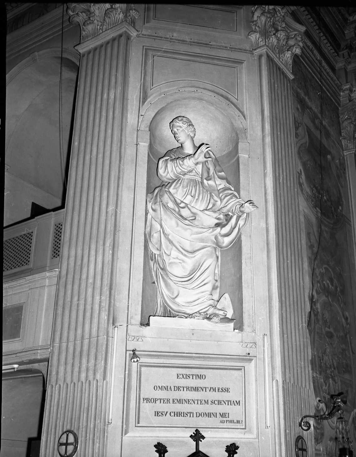 Il disprezzo dei beni terreni, Disprezzo dei beni terreni (scultura) di Acquisti Luigi (ultimo quarto sec. XVIII)