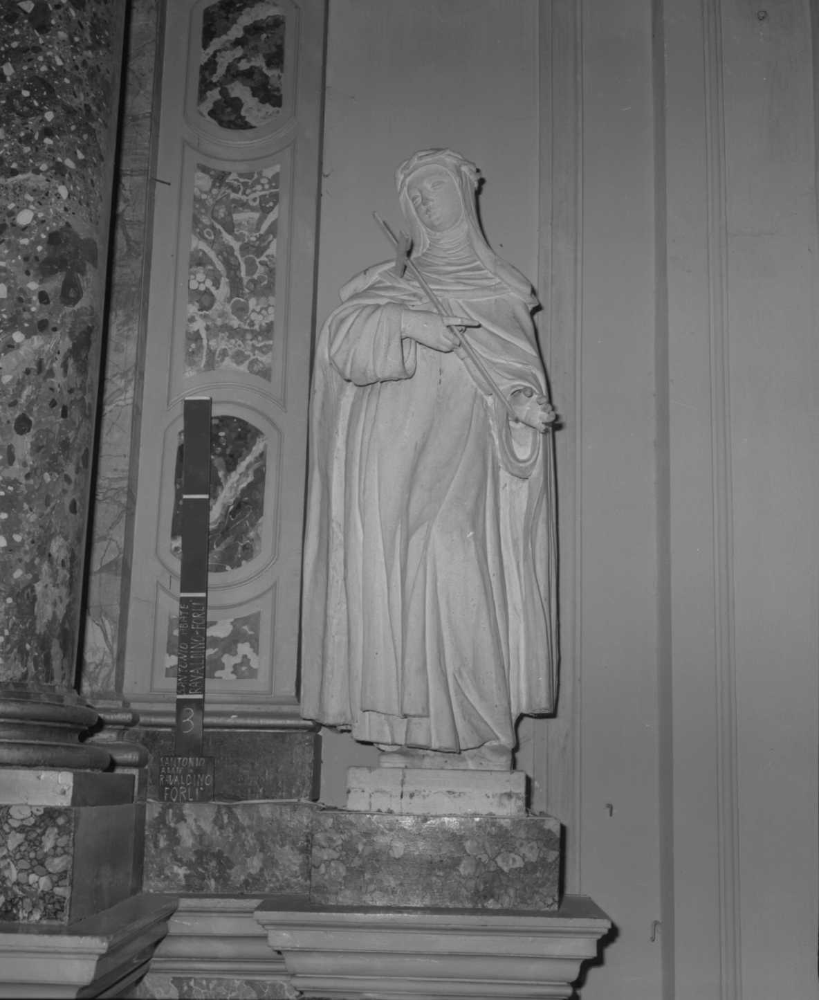 Santa Caterina, Santa Caterina (scultura) di Brunelli Francesco (metà sec. XVIII)