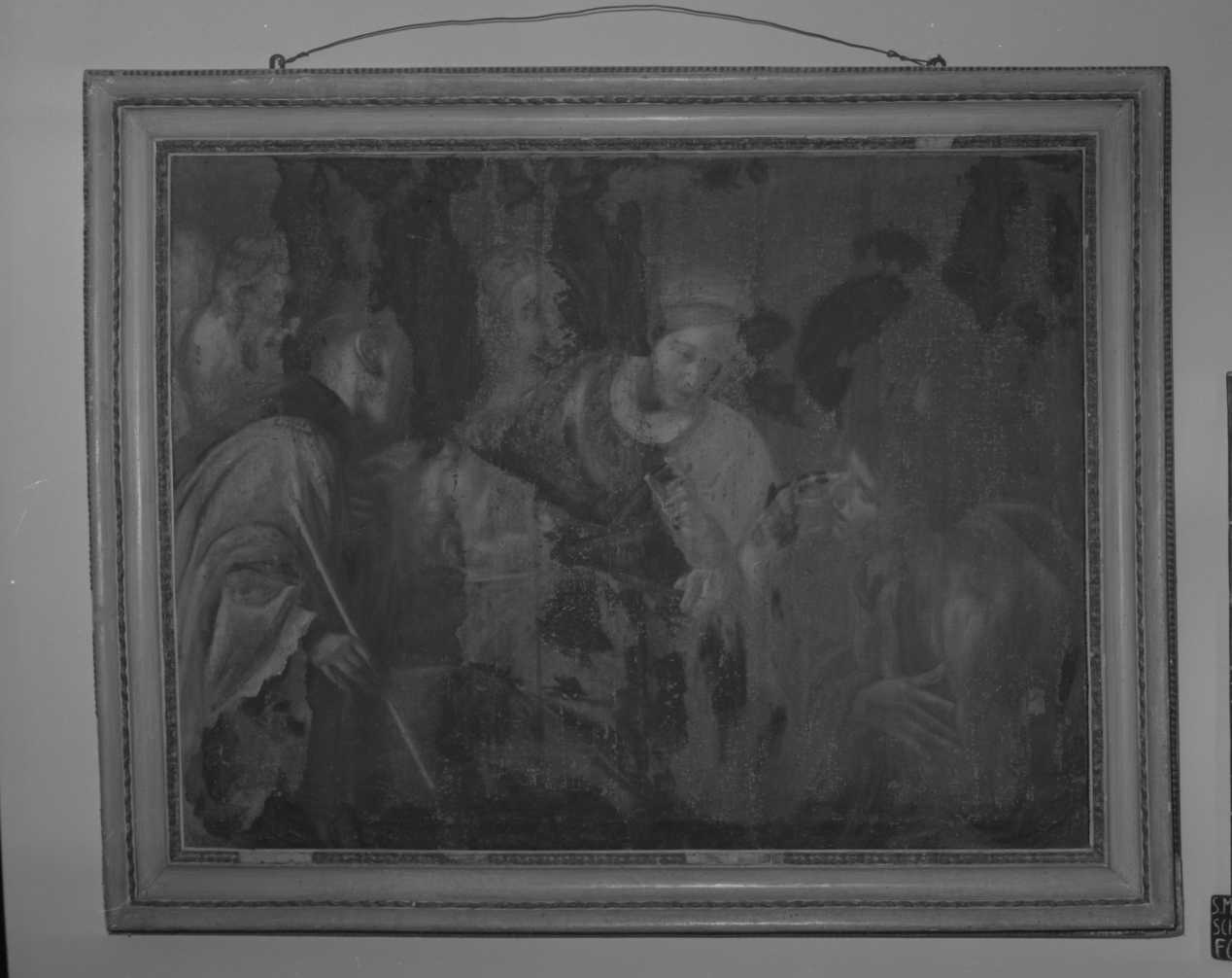 Miracolo di San Pellegrino Laziosi, Miracolo di San Pellegrino Laziosi (dipinto) - ambito romagnolo (metà sec. XVIII)