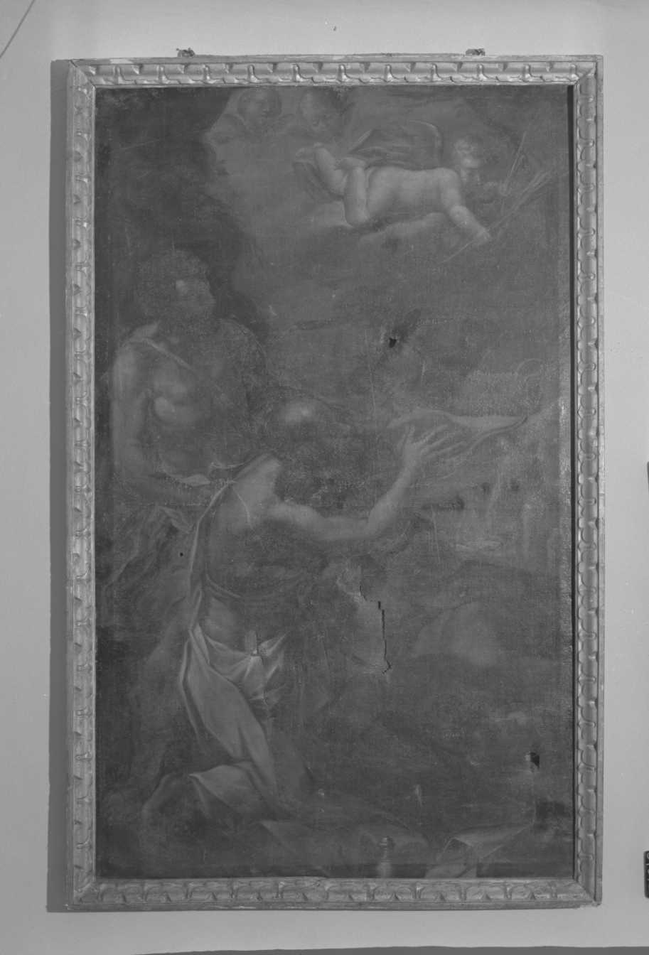 Martirio dei SS. Cosma e Damiano, martirio di San Cosma e San Damiano (dipinto) - ambito romagnolo (metà sec. XVIII)