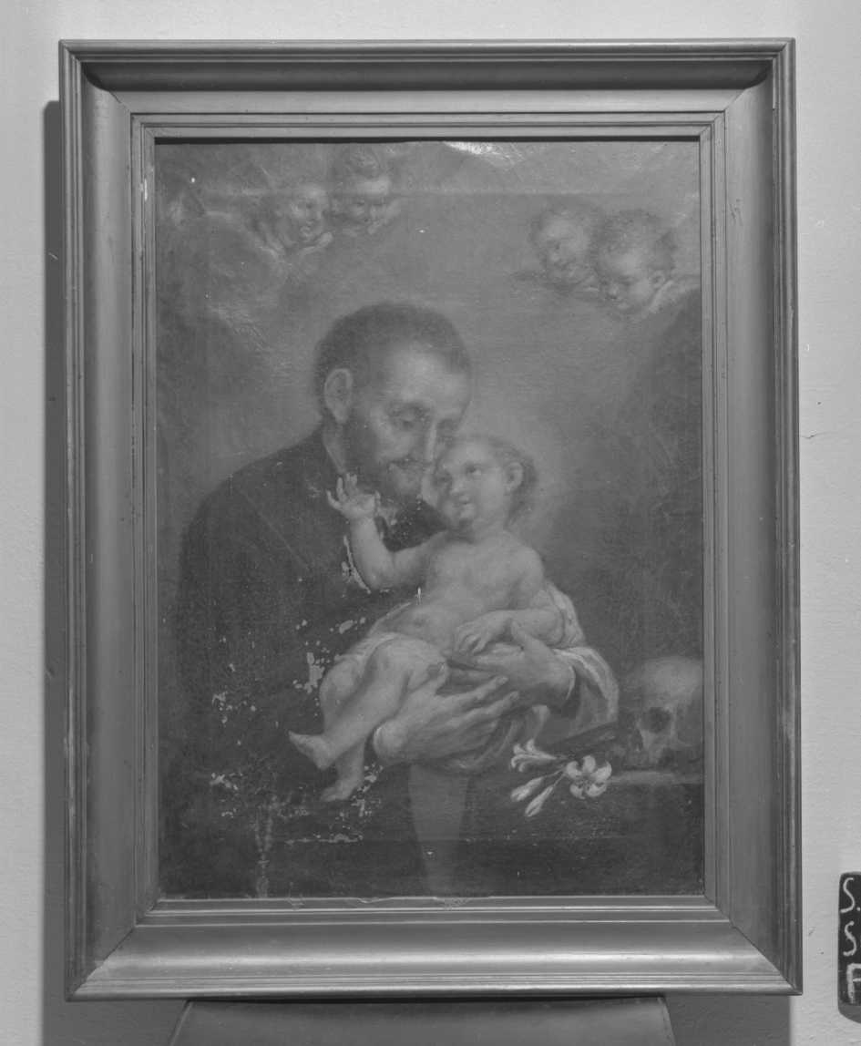 San Gaetano da Thiene col Bambino, San Gaetano da Thiene col Bambino (dipinto) di Marchetti Giuseppe (seconda metà sec. XVIII)