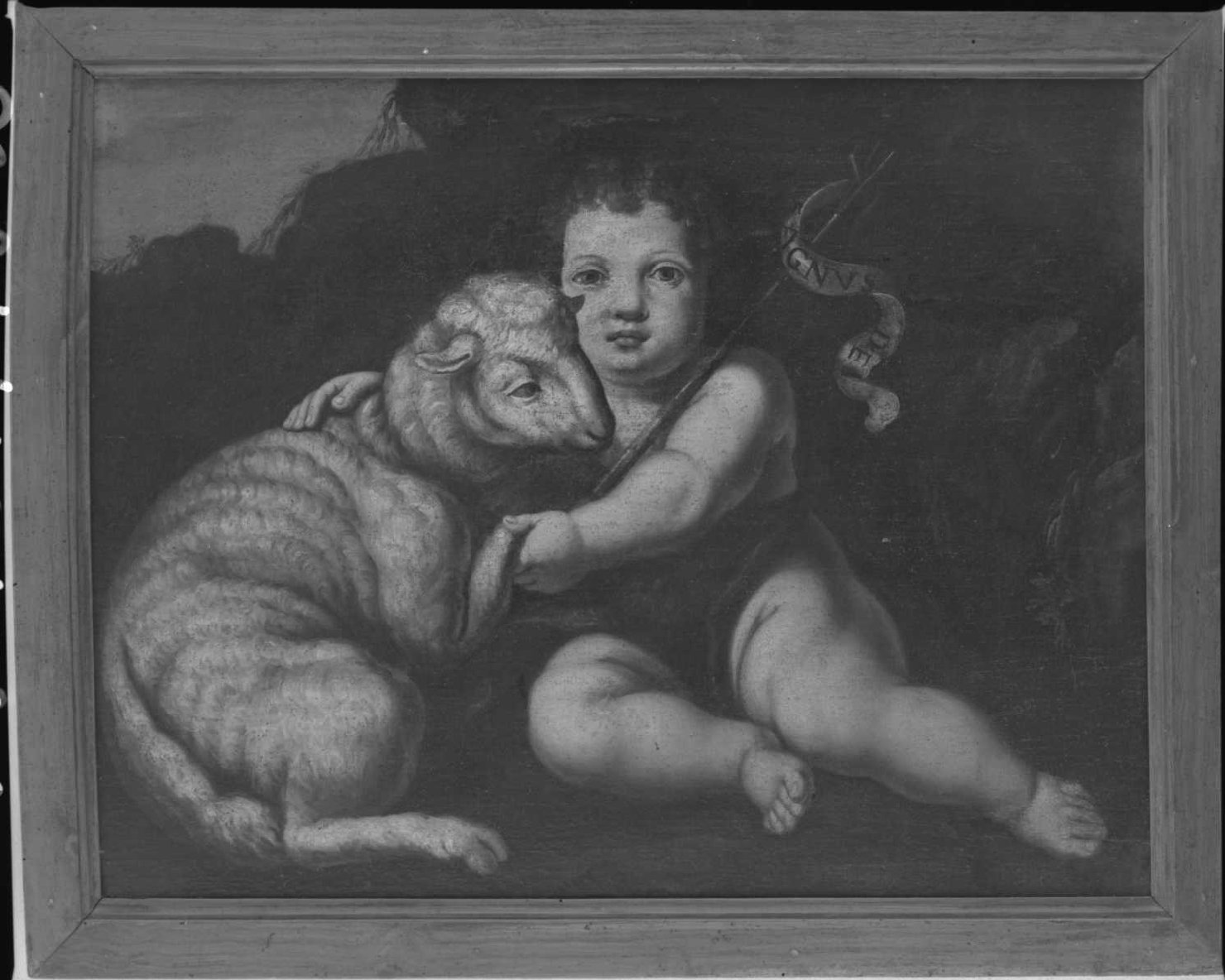 San Giovannino, San Giovannino con l'agnello (dipinto) - ambito emiliano (seconda metà sec. XVII)