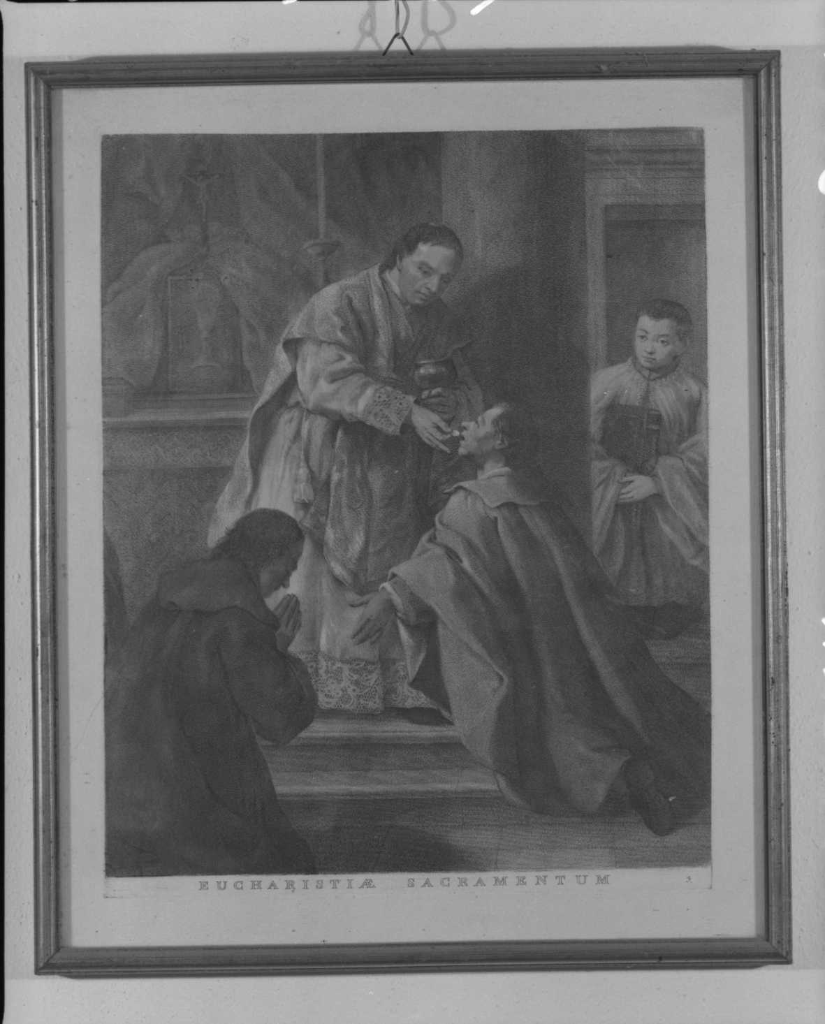 L'Eucarestia, sette sacramenti (incisione, ciclo) di Falca Pietro detto Pietro Longhi, Pitteri Marco Alvise (metà sec. XVIII)