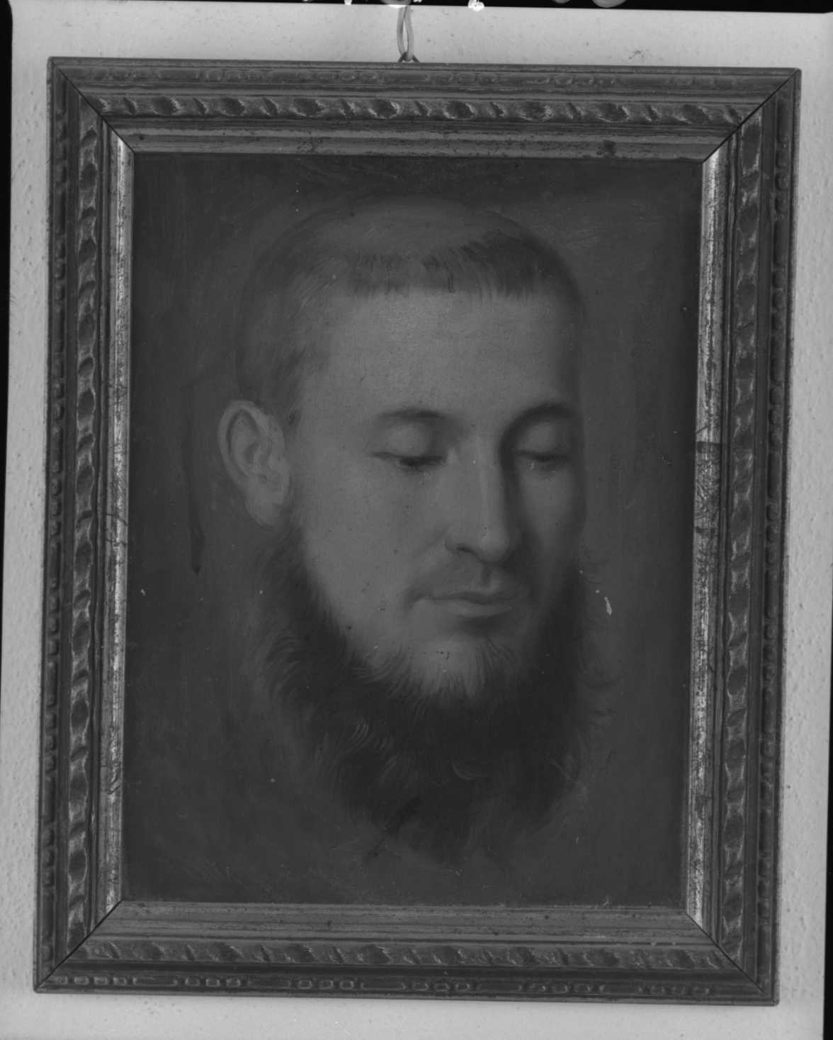 Ritratto di tre quarti di frate, ritratto di ecclesiastico (dipinto, ciclo) di Randi Pompeo (terzo quarto sec. XIX)