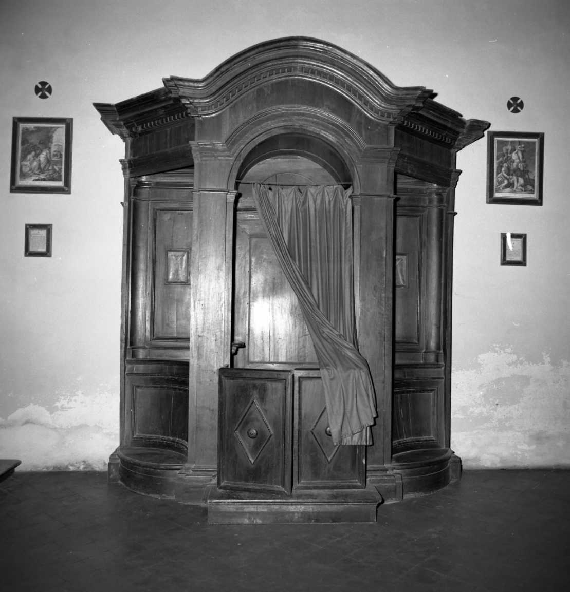confessionale - bottega romagnola (sec. XVIII)