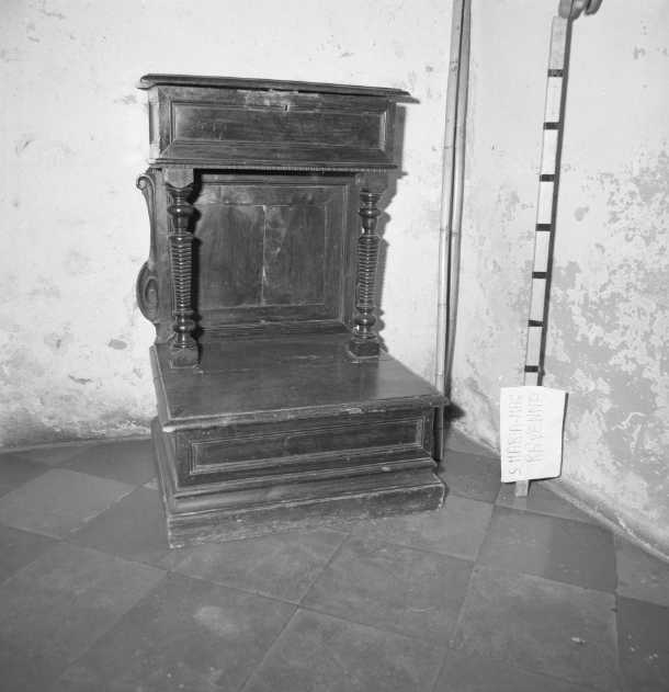 inginocchiatoio - bottega romagnola (sec. XVIII)