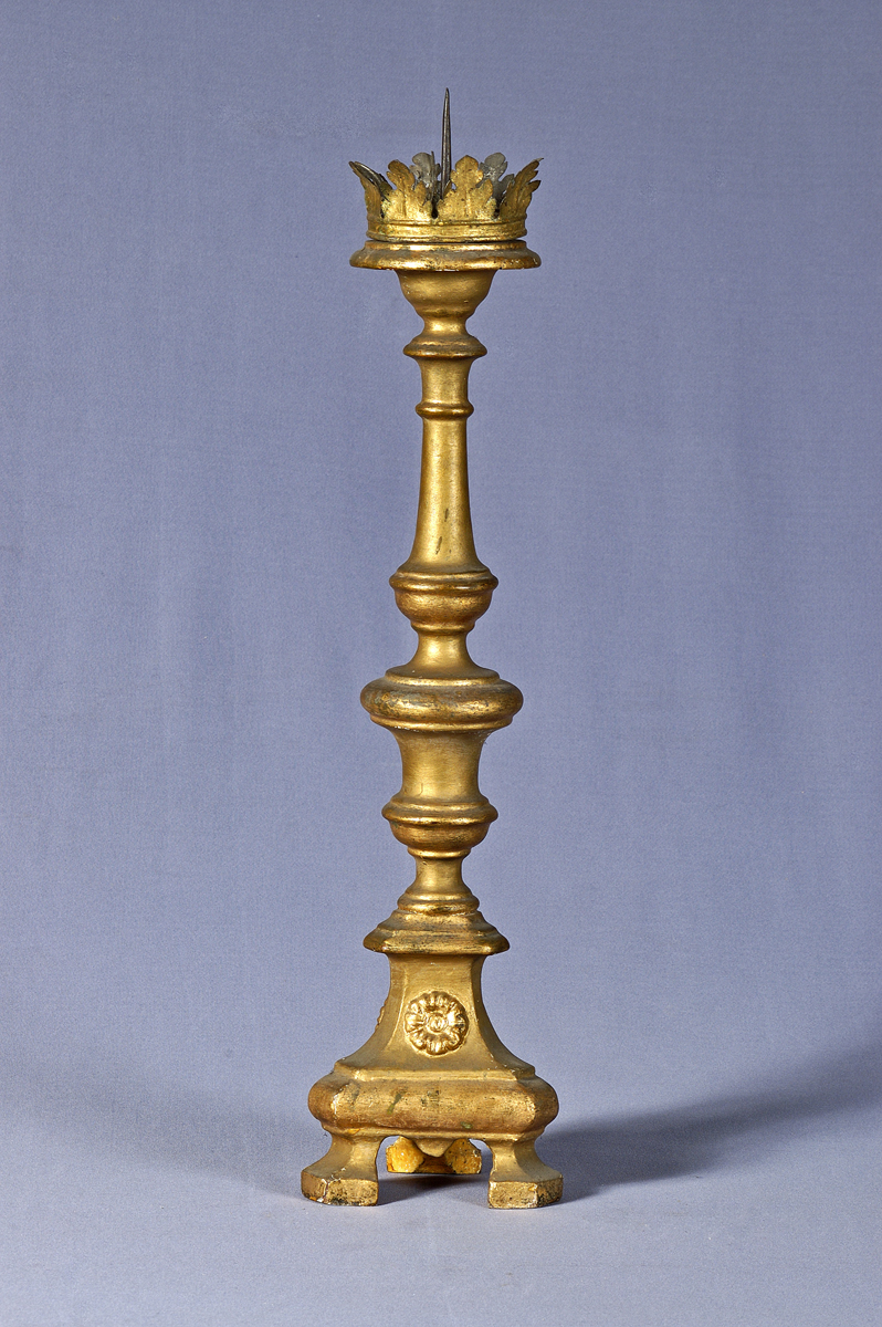 candeliere - manifattura emiliana (fine/inizio secc. XVIII/ XIX)