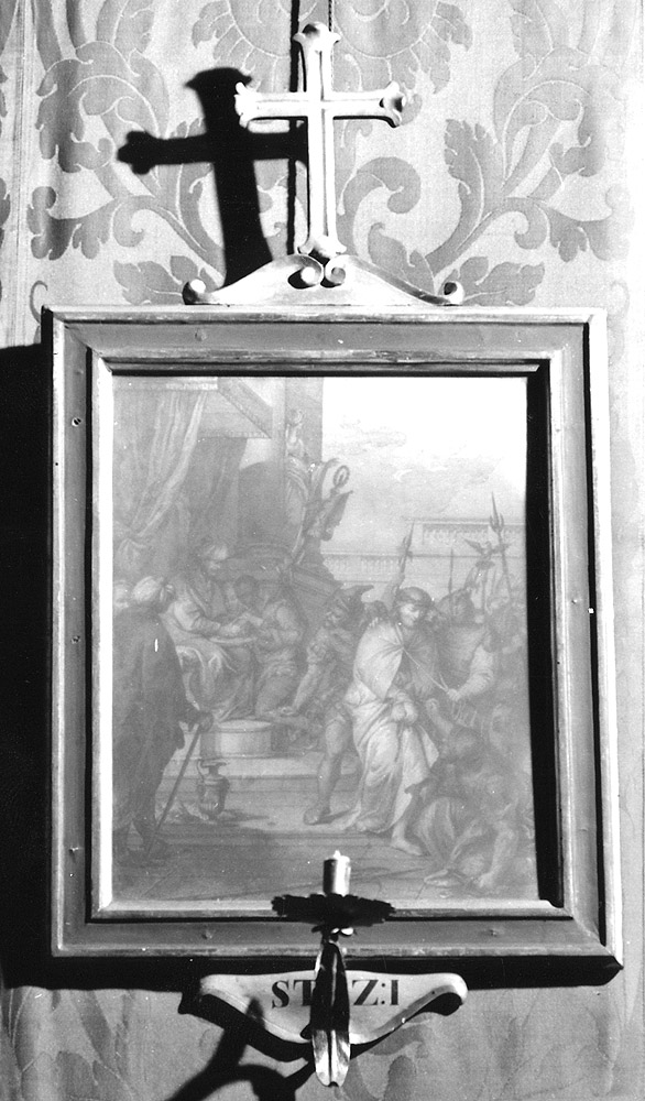 via Crucis (incisione) di Baratti Antonio, Del Colle Pellegrino (seconda metà sec. XVIII)