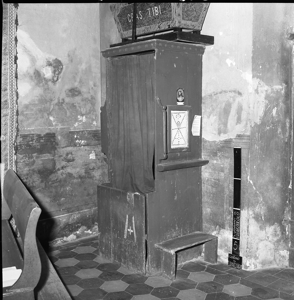 confessionale - bottega romagnola (sec. XVIII)