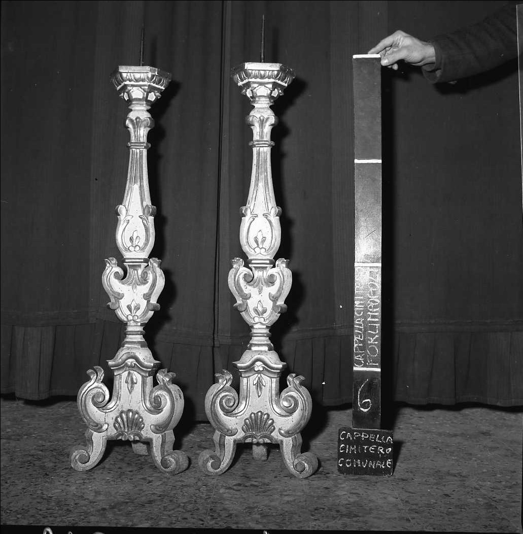 candeliere, pendant - bottega romagnola (sec. XVIII)