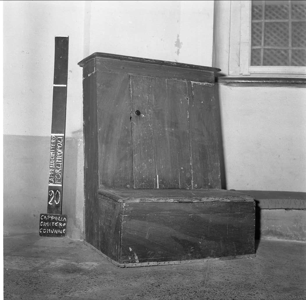 inginocchiatoio - a stipetto - bottega romagnola (sec. XVIII)