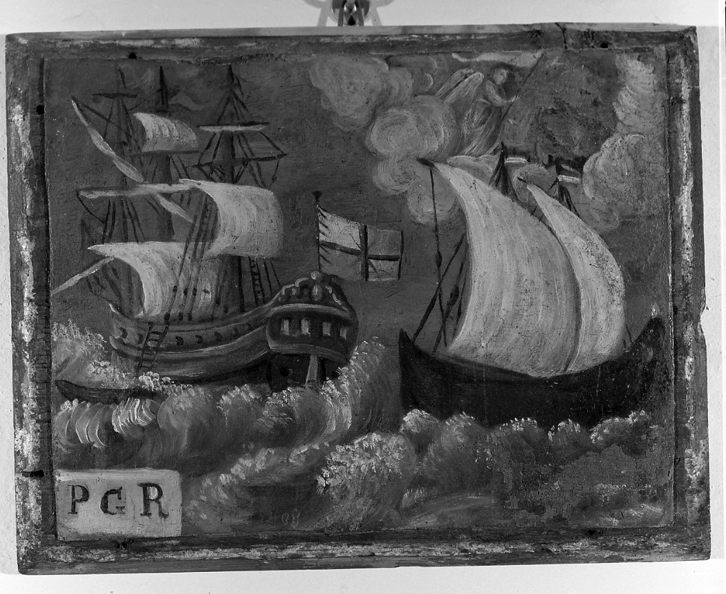 tempesta sul mare (ex voto) - ambito riminese (sec. XVII)