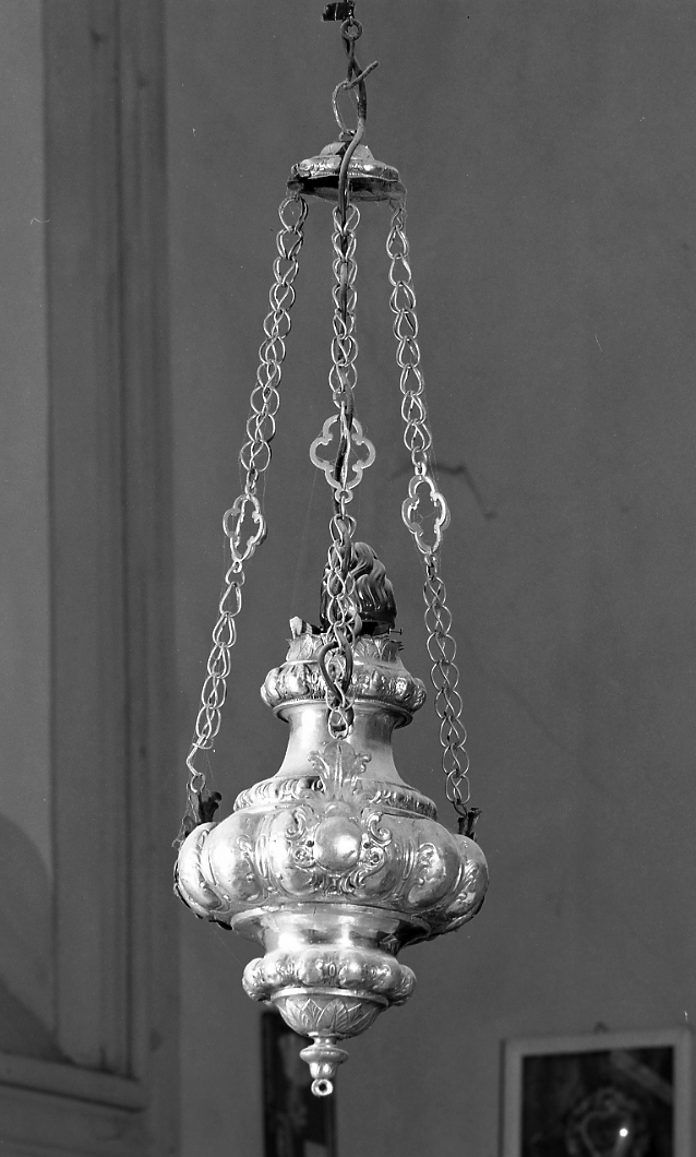 lampada pensile - manifattura romagnola (sec. XVIII)