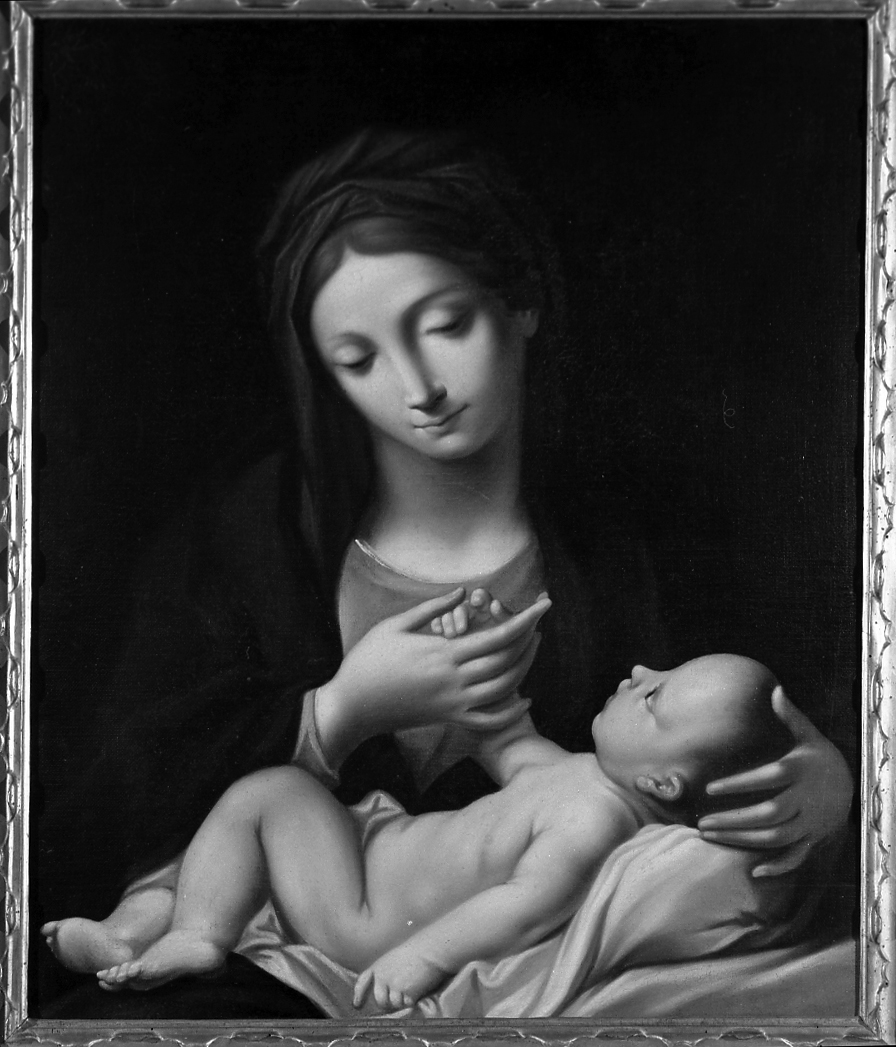 Madonna con Bambino (dipinto) di Franceschini Marcantonio (attribuito) (primo quarto sec. XVIII)