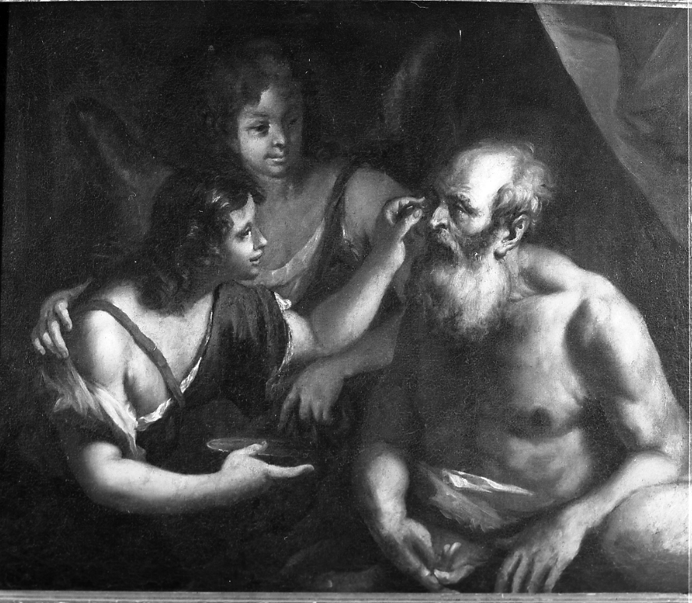 Tobia ridona la vista al padre (dipinto) di Albani Francesco (attribuito) (prima metà sec. XVII)