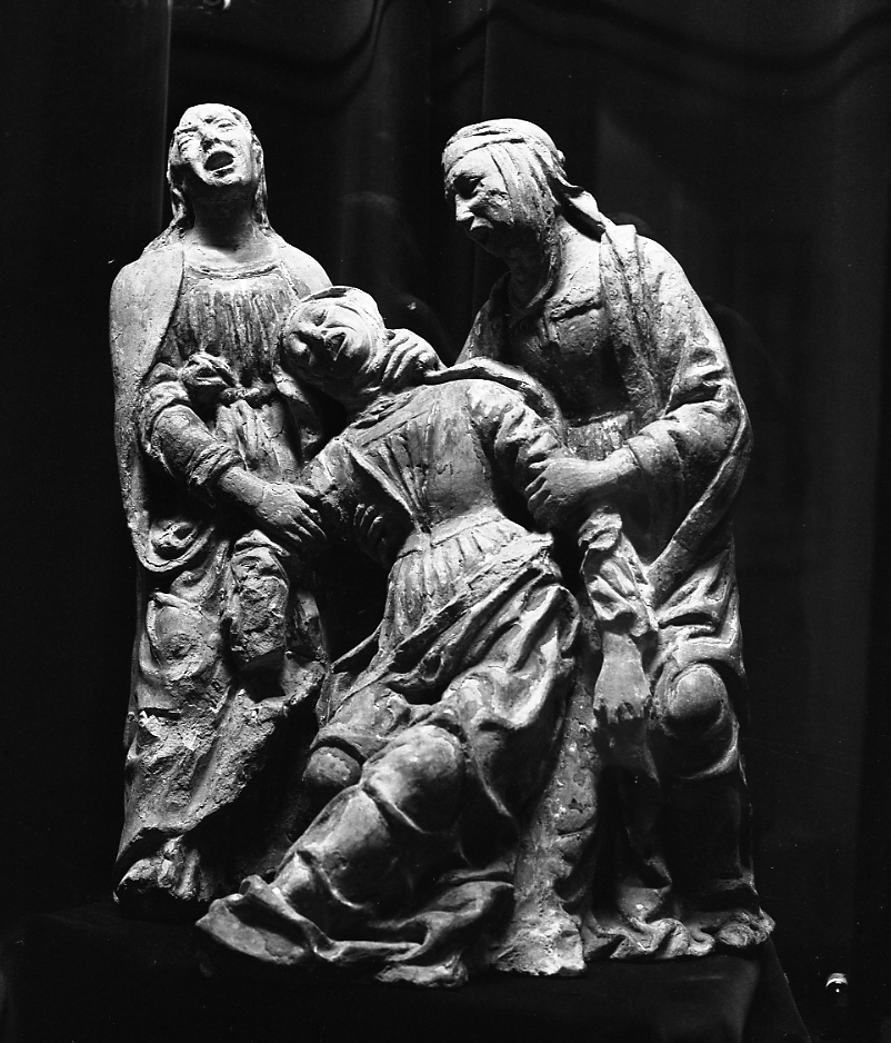 Madonna Addolorata (gruppo scultoreo) di Niccolò de Apulia detto Niccolò dell'Arca (attribuito) (sec. XV)