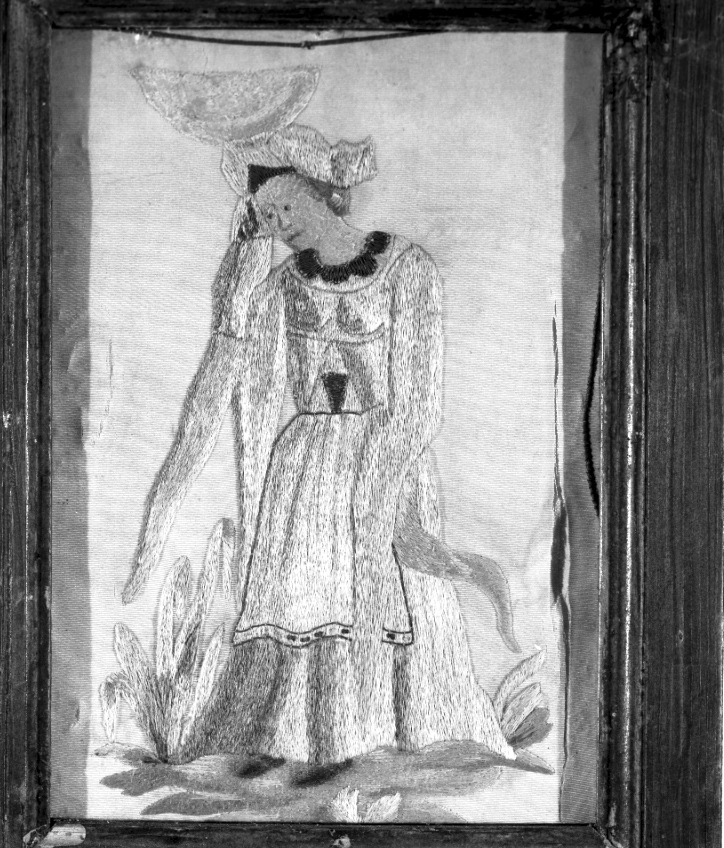 figura femminile (oggetto devozionale) - ambito italiano (?) (sec. XIX)