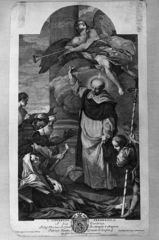 San Vincenzo Ferrer (dipinto) di Bolzoni Andrea (sec. XVIII)