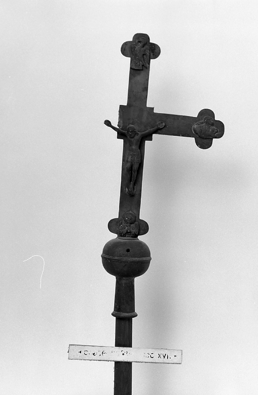 croce processionale - manifattura italiana (sec. XVI)