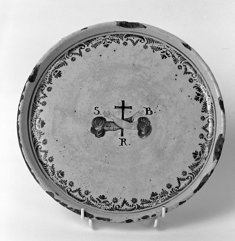 piatto - manifattura romagnola (sec. XVIII)