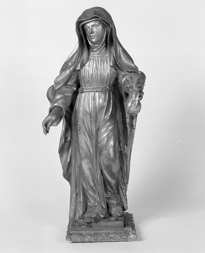 Santa Francesca Romana (reliquiario - a statuetta) - manifattura veneta (?) (sec. XVIII)
