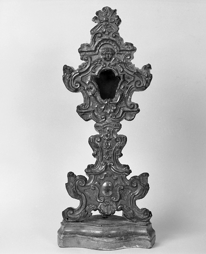 reliquiario - a ostensorio - manifattura italiana (sec. XVIII)