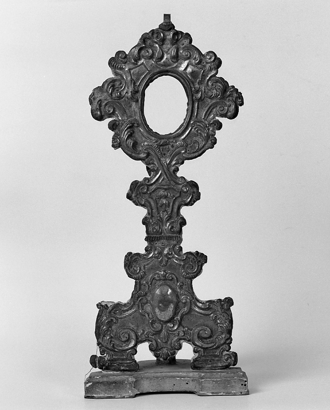 reliquiario - a ostensorio - manifattura italiana (sec. XVIII)