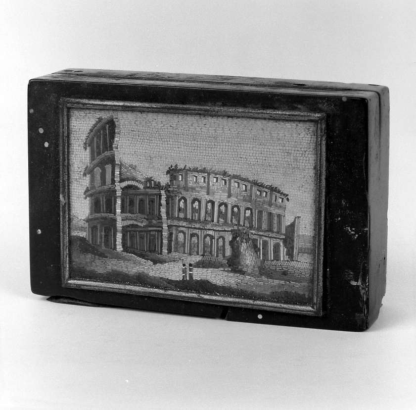 tabacchiera - manifattura romana (secc. XVIII/ XIX)