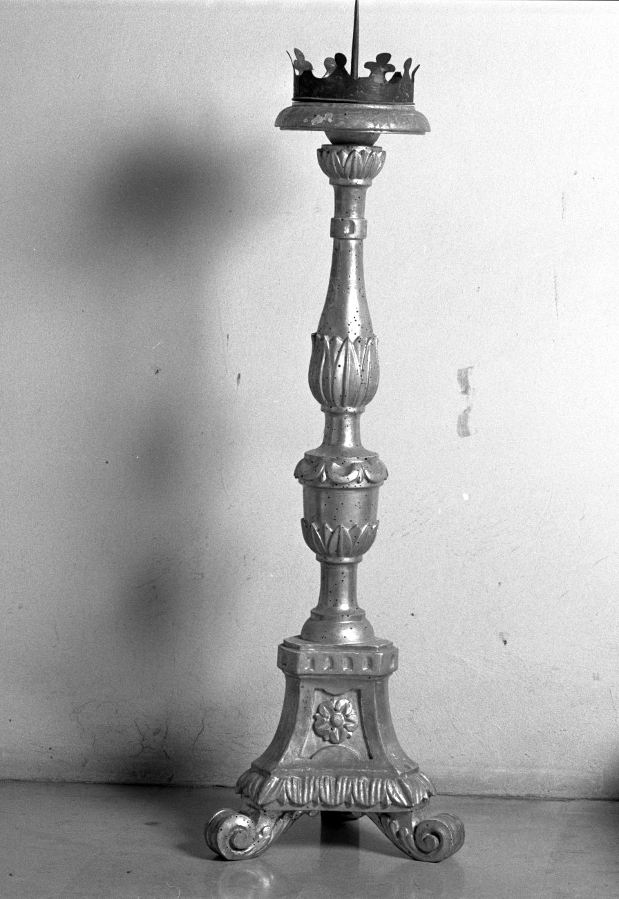 candeliere - manifattura romagnola (fine/inizio secc. XVIII/ XIX)