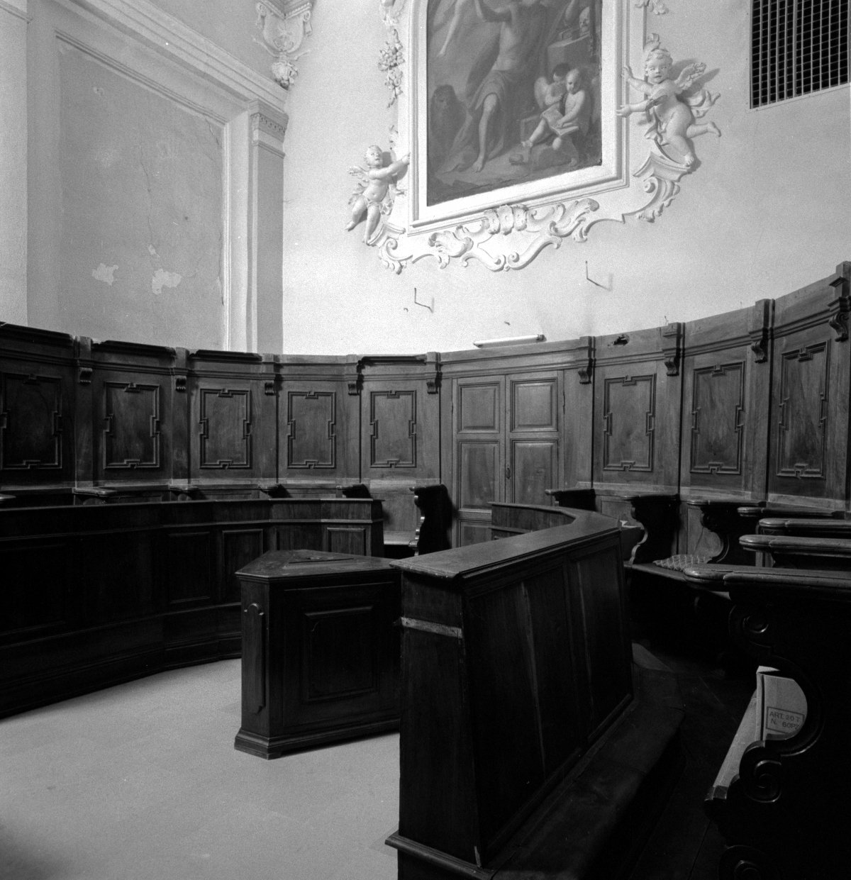 stalli del coro - manifattura romagnola (seconda metà sec. XVIII)