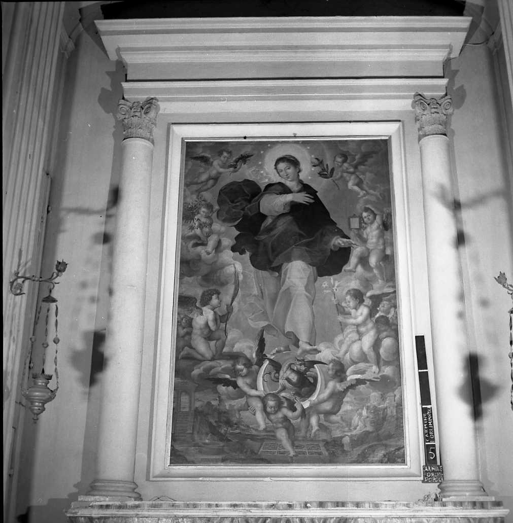 Immacolata Concezione (dipinto) di Longhi Francesco (attribuito) (inizio sec. XVII)