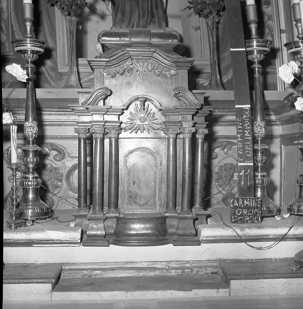 tabernacolo - a tempietto - bottega cappuccina (sec. XVIII)