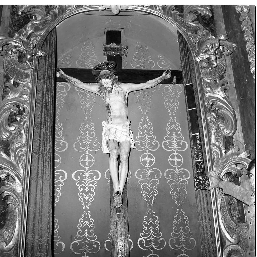 Cristo crocifisso (scultura) - bottega Italia centro-settentrionale (sec. XVIII)