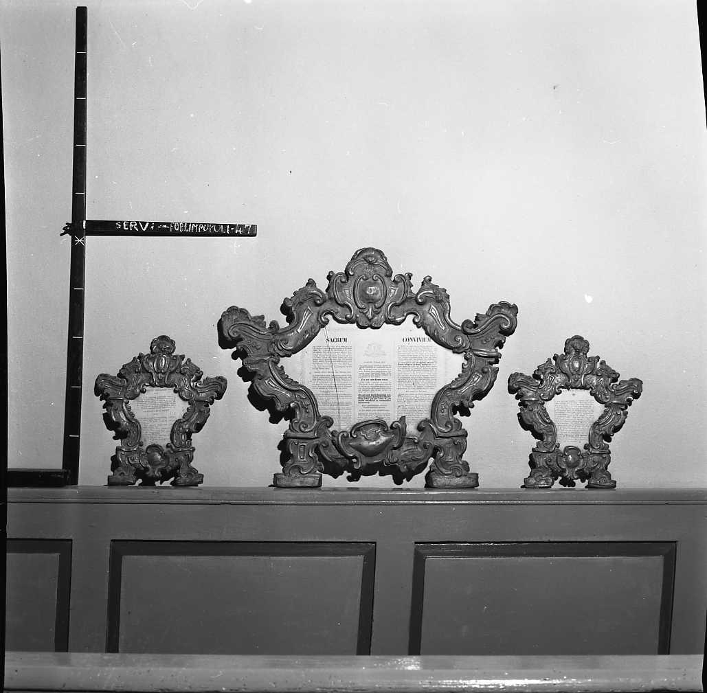 servizio di cartagloria, insieme - bottega bolognese (sec. XVIII)