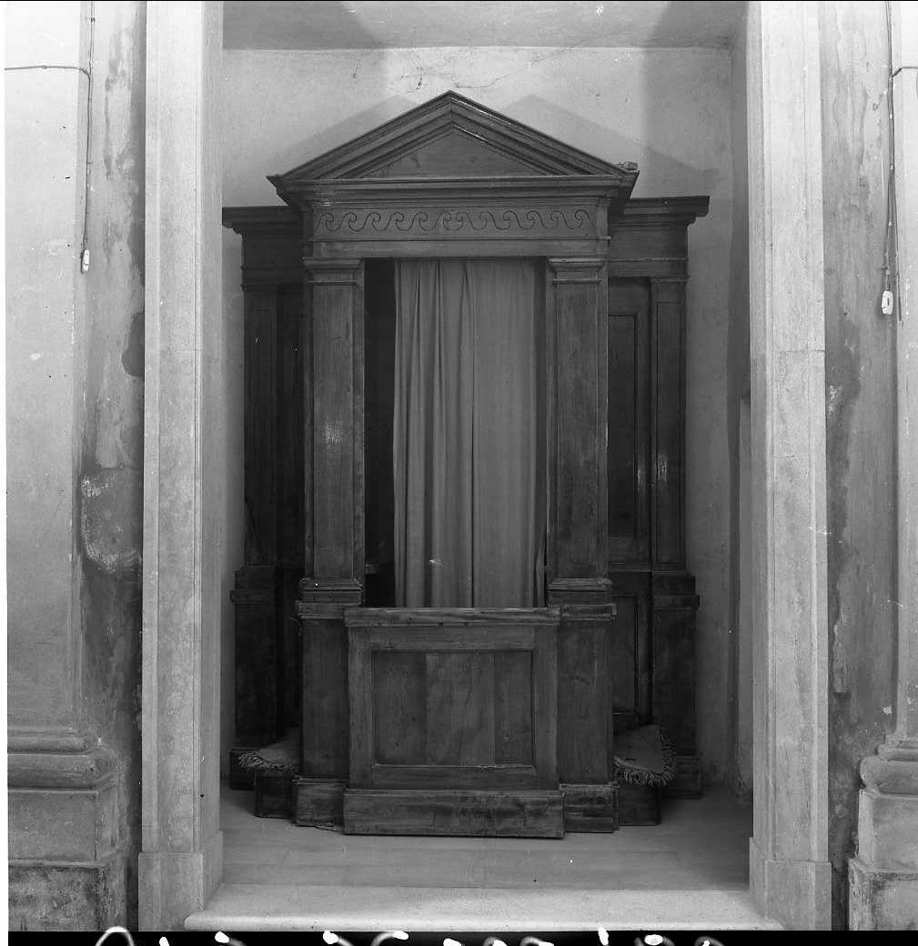 confessionale - bottega romagnola (seconda metà sec. XVIII)