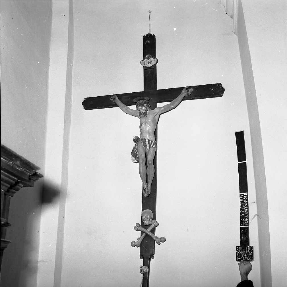 Cristo crocifisso (scultura) - ambito tosco-umbro (secc. XVII/ XVIII)